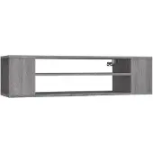 vidaXL TV-wandmeubel, grijs Sonoma, 100x30x26,5 cm, houtvezel