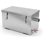 Hendi Vetafscheider – Profi Line – 600 l/u – 60L – Compact roestvast staal – 728x416x398 mm