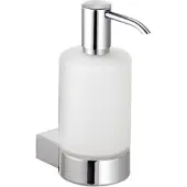 Keuco lotiondispenser metaal kunststof, muurbeugel roestvrij staal, zeepdispenser, plan