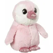 Nature Planet Pinguin - roze - 18 cm - pluche dieren knuffels - Pinguins - Vogel knuffels