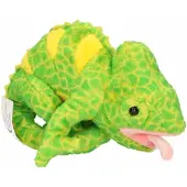 Merkloos Kameleon knuffel 19 cm - Knuffeldier
