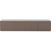 Goossens Tv Meubel Barcelona, 4 kleppen met kabeldoorvoer