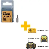 Dewalt Accessoires 25mm schroefbit voor Torx schroeven T20 - DT7266-QZ