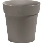 Nicoli Bloempot Buiten Rond Arke 30cm TAUPE