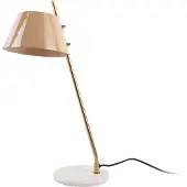Leitmotiv Tafellamp Savvy Enamel Soft Brown