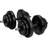VirtuFit Verstelbare Dumbbell Set - Vinyl - 2 x 14 kg