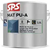 SPS Mat PU-A Lak - Wit - 2,5L