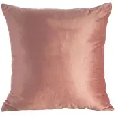 Eurofirany Decoratieve Kussensloop ROSA 40x40 Donkerroze Velours