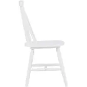 Ebuy24 Lönneberga eetkamerstoel hout wit.