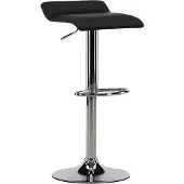 Ebuy24 2 x Jonna barstoel PU kunstleer zwart.