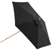 Venture Home Parasol Corypho | NADUVI Collection polyester zwart 250x250x232 cm parasols | NADUVI