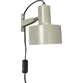 PR Home Wandlamp Solo, crème / amber, Woon-/ Eetkamer, metaal, wandlamp