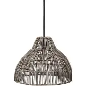PR Home hanglamp Bao, buiten, IP44, grijs, snoerlengte 2,5m dimbaar, alu / grijs / zink, Kunststof