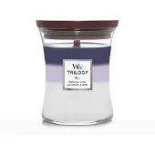 Woodwick Hourglass Trilogy Medium Geurkaars - Evening Luxe - 60 branduren