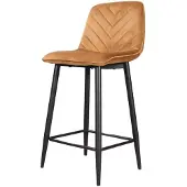 DS4U Gaby barkruk velvet 65 cm 2.0 - goud