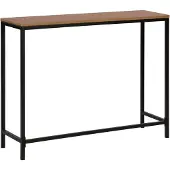 Beliani TULIA - Consoletafel-Donkere houtkleur-MDF