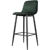 DS4U Gaby barkruk velvet 75 cm 2.0 - groen