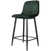 DS4U Gaby barkruk velvet 65 cm 2.0 - groen