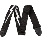 Fender 2" NYLON LIGHTNING BOLT STRAP BLACK