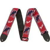 Fender 2" MONOGRAMMED STRAP RED/WHITE/BLUE