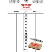 Bull's Scoreset Flex 45x30 (White, 4 Meter with Ring)