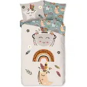 Pure Kinder Dekbedovertrek Microvezel Momo - sand 140x200/220cm