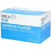 Heka Por Adhesive Plaster 5 m x 5 cm | 12 stuks