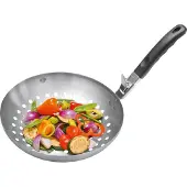 GEFU BBQ Wok - Geperforeerde Grillwok - RVS Barbecuepan - Ø 30 cm