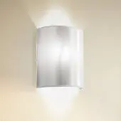 Euluna Wandlamp Satin, dimbaar, wit / opaal, Woon-/ Eetkamer, Textiel / Stof / Zijde, Wandlamp