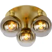 Lucide MARIUS - Plafonnière (Plafondlamp) - 3xE27 - Mat Goud / Messing
