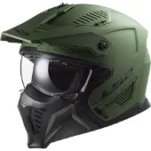 LS2 OF606 Drifter Solid Mat Legergroen 06 Multi Helm Maat L
