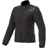Alpinestars Banshee Fleece Dames Motortextieljack Jack Zwart 2XL, Dames