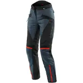 Dainese Tempest 3 D-Dry Dames Broek Ebony Zwart Lava Rood Maat 38