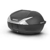 Shad SH47, bovenste koffer ,Zwart/Carbon Wit ,47 L
