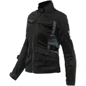 Dainese Desert Lady Tex Jas zwart Ebony Maat 50