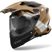 Airoh Commander 2 Reveal, avonturenhelm ,Mat Beige/Grijs/Zwart ,M