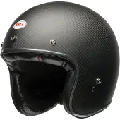 Bell Custom 500 Carbon Solid Mat Zwart Jethelm Maat M