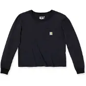 Carhartt Longsleeve Women Lightweight Pocket Black-XL