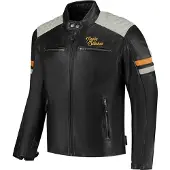 Rusty Stitches Jari V2 Motorfiets lederen jas Maat