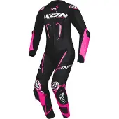 Ixon Vortex 3 Lady Zwart Roze Wit 1-Delig Motorpak Maat XS