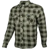GMS Jaguar Zwart Olijf Motoroverhemd Maat 2XL
