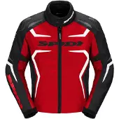 Spidi Race Evo H2Out Jas Zwart Rood Wit Maat M