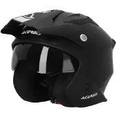Acerbis Aria Solid Zwart Jethelm Maat M