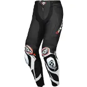 Ixon Vortex 3 PT Zwart Wit Leren Motorbroek Maat L