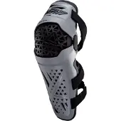 Leatt Dual Axis Pro Grijze Knie- en Scheenbeschermers Maat 2XL
