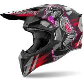 Airoh Wraaap Cyber Rood Matt Offroad Helm Maat L
