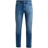 HUGO BOSS Jeans 'H-Delaware' blauw denim