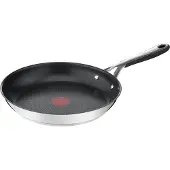 Tefal E 31404 Jamie Oliver Kitchen Essentials koekenpan 24 cm (roestvrij staal, coating: andere coating, 24 cm)