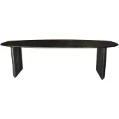 Giga Meubel Eettafel Feline Zwart 220cm