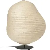 Ferm Living Kurbis vloerlamp low Natural-black